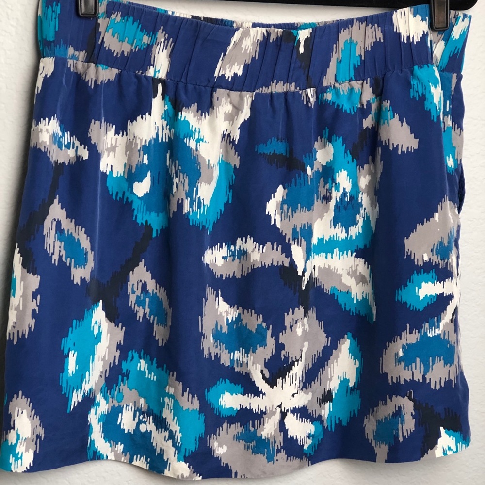 Ann Taylor Loft mini silk skirt